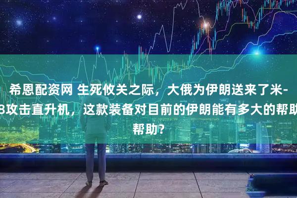 希恩配资网 生死攸关之际，大俄为伊朗送来了米-28攻击直升机，这款装备对目前的伊朗能有多大的帮助？
