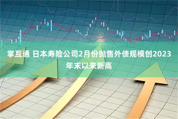掌互通 日本寿险公司2月份抛售外债规模创2023年末以来新高