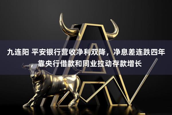 九连阳 平安银行营收净利双降，净息差连跌四年，靠央行借款和同业拉动存款增长
